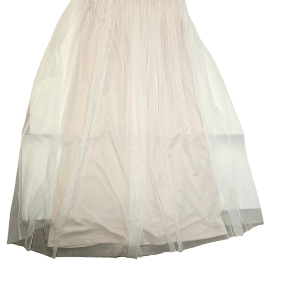 Adrianna Papell Floral Sequin Maxi Gown Sz 6 PETITE Formal Fairy Whimsical Dress - Picture 11 of 16